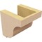 Ekena Millwork 5"W x 5"D x 5"H Wide Van Buren Rough Cedar Woodgrain TimberThane Corbel, Primed Tan CORUR05X05X05VANRCPR - alternate 4